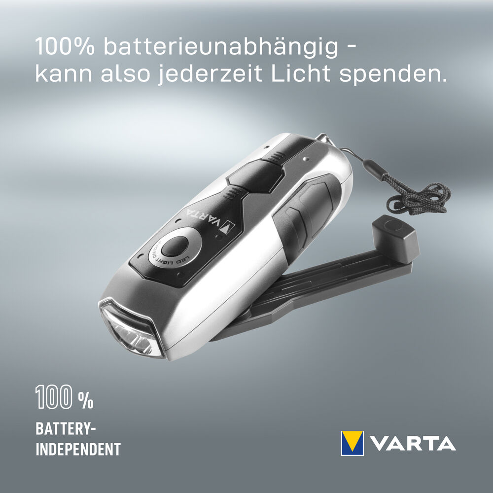 Taschenlampe, DYNAMO LIGHT, 3 LEDs, 28 lm Bild 4