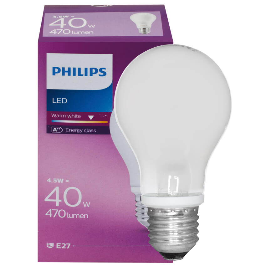 Filament-LED-Lampe, CorePro LEDbulb, AGL-Form, matt, E27, 2700K