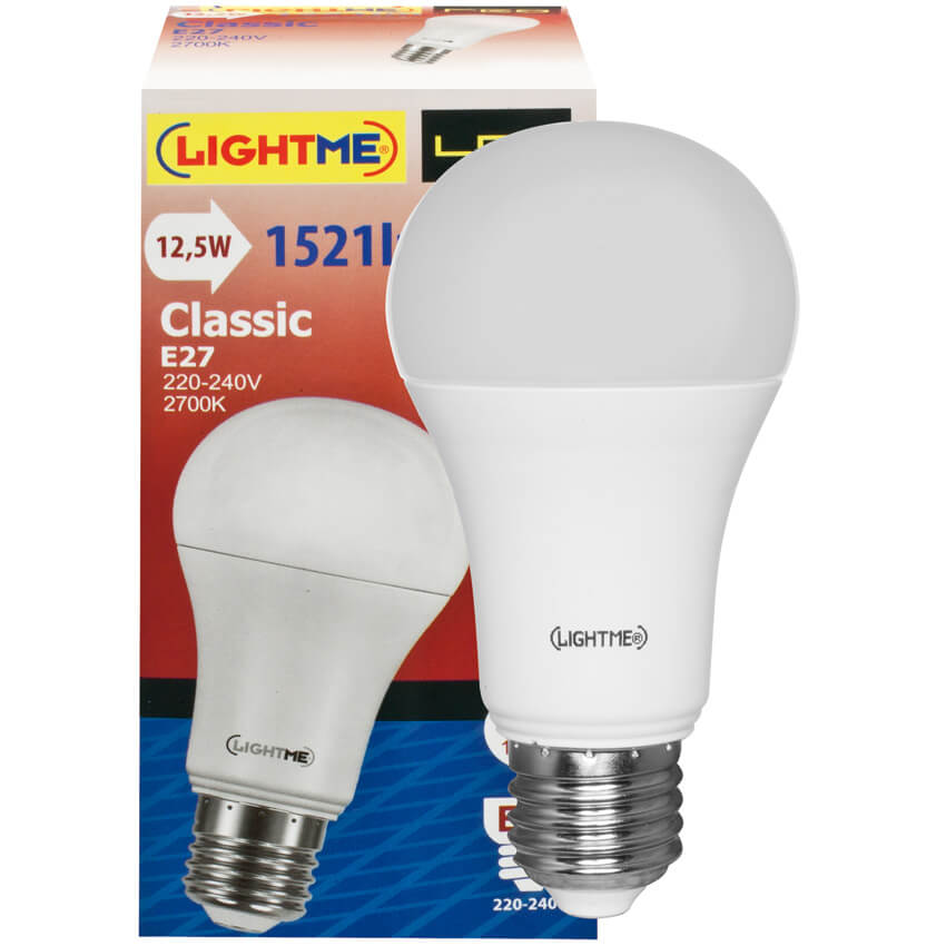 LED-Lampe, AGL-Form E27/12,5W, opal, 1521 lm, L 117,  60