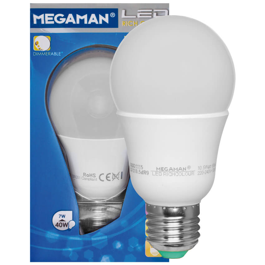 LED-Lampe, CLASSIC,  RICHCOLOUR, matt, E27/240 