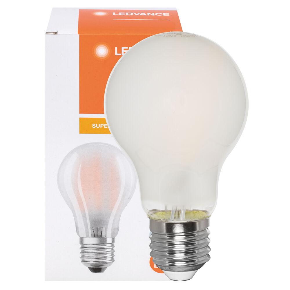 LED-Filament-Lampe, SUPERIOR CLASSIC A, AGL-Form, matt, E27, 2700K