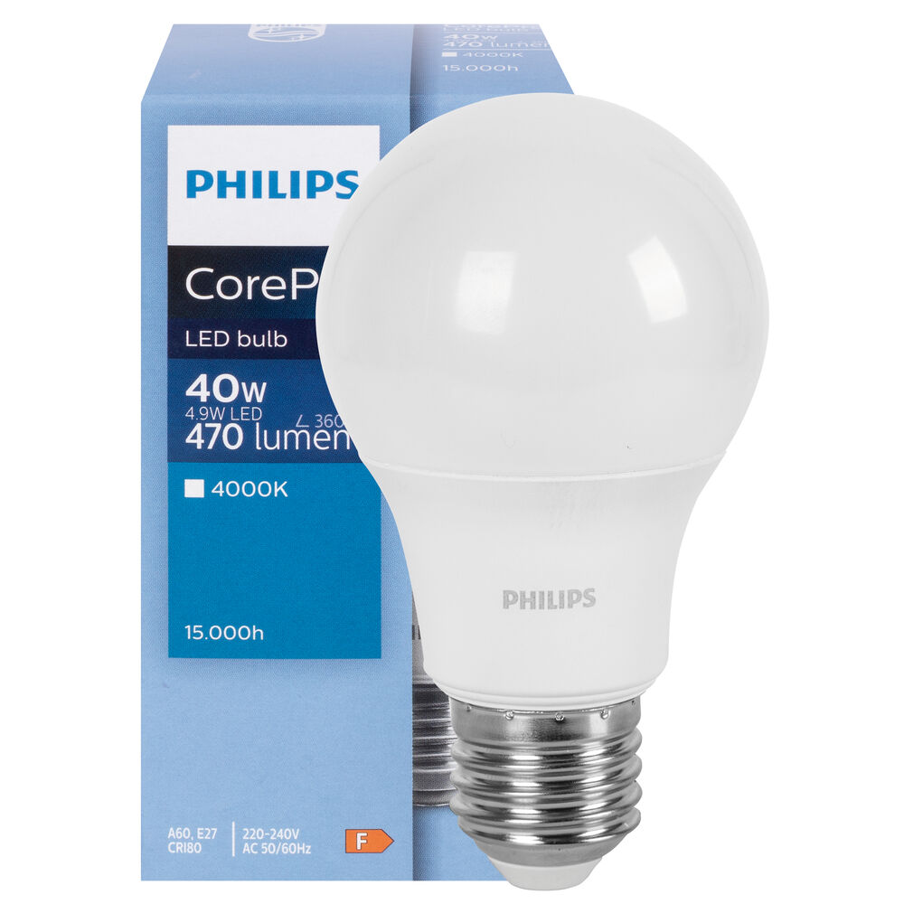 LED-Lampe, CorePro LEDbulb, AGL-Form, matt, E27, 4000K