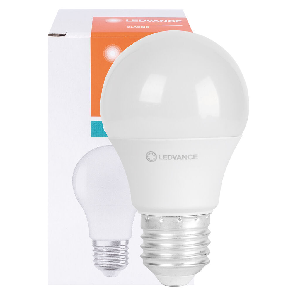 LED-Lampe, CLASSIC A VALUE, AGL-Form, opal, E27, 2700K