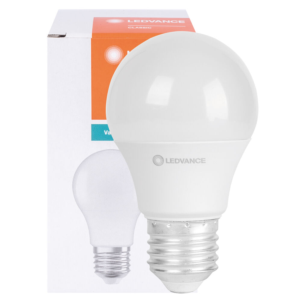 LED-Lampe, CLASSIC A VALUE, AGL-Form, opal, E27, 6500K