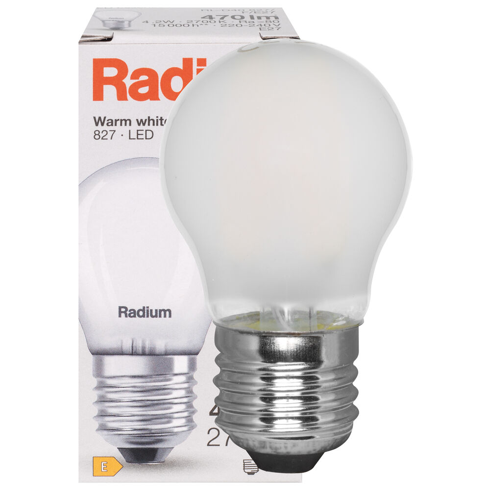 LED-Filament-Lampe LED ESSENCE CLASSIC, Tropfen-Form, matt, E27/4,2W (40W), 470 lm, 2700K