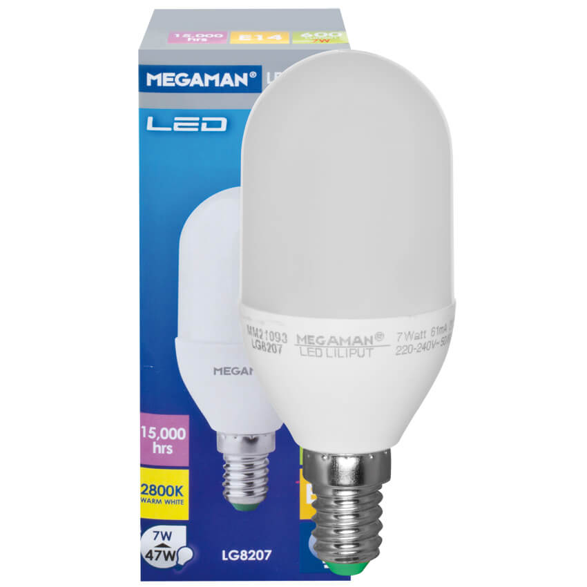 LED-Rhrenlampe, LILLIPUT, opal, E14, 2700K