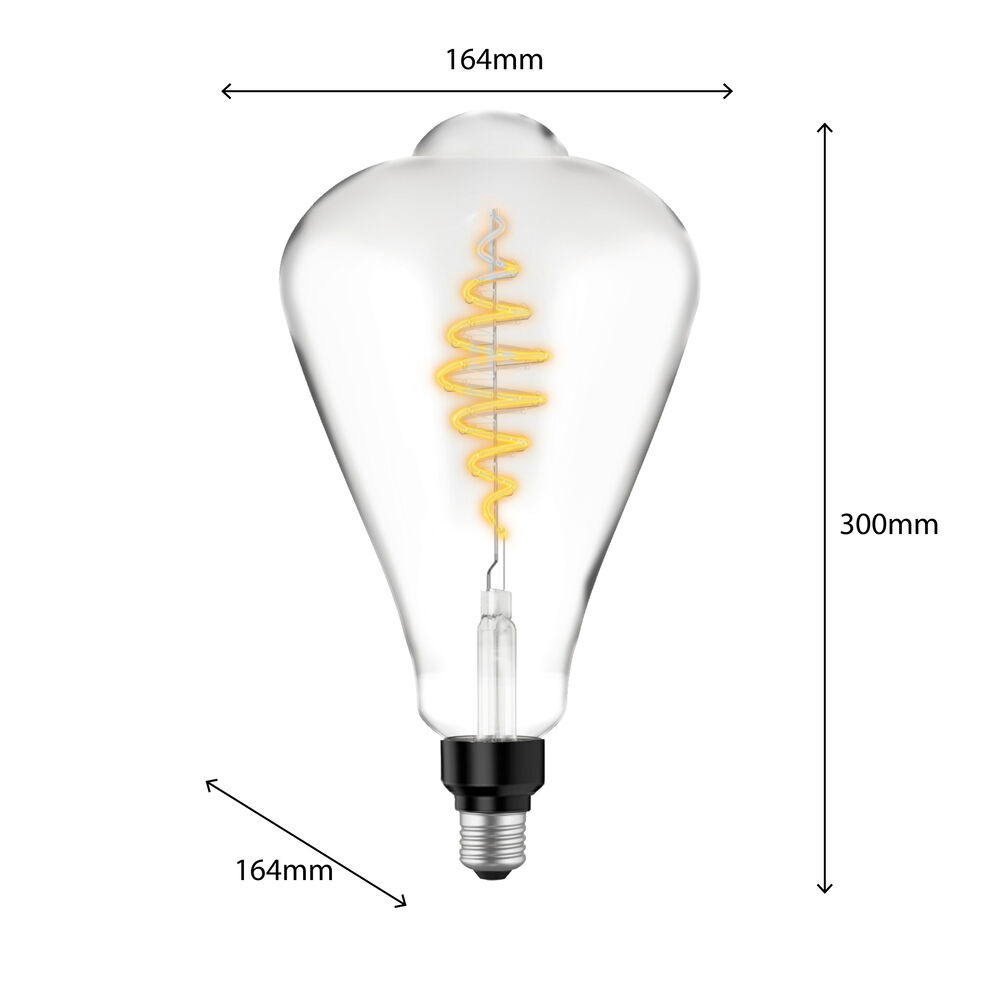 LED-Filament-Lampe, Klassische-Form, E27/8,5W, 200 lm, 1800K Bild 6
