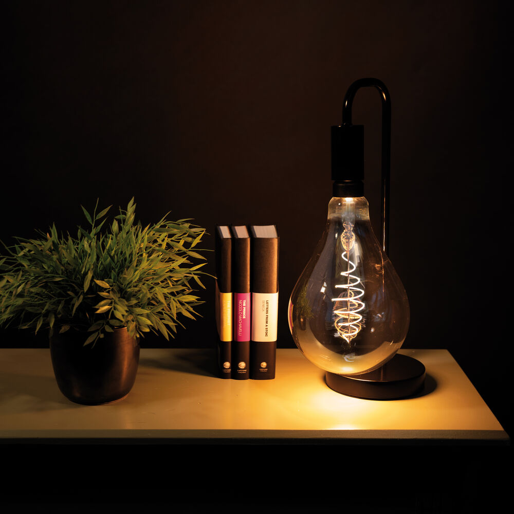 LED-Filament-Lampe, Klassische-Form, klar rauch, E27/8,5W, 200 lm, 1800K Bild 2