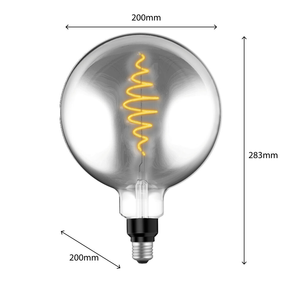 LED-Filament-Lampe, Globe-Form, E27/8,5W, 200 lm, 1800K Bild 7