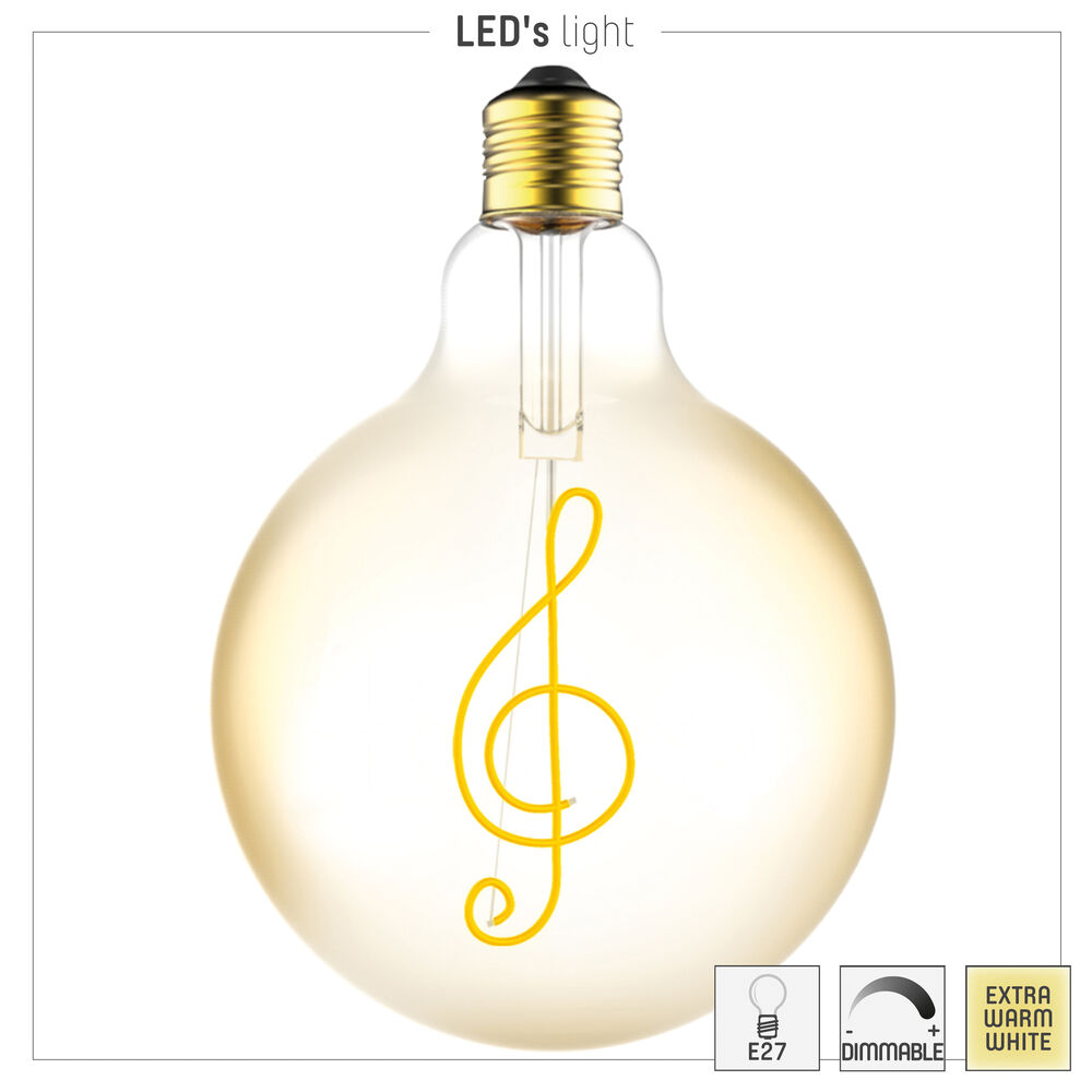 LED-Filament-Lampe, Globe-Form, E27/4,5W, 250 lm, 1800K Bild 5