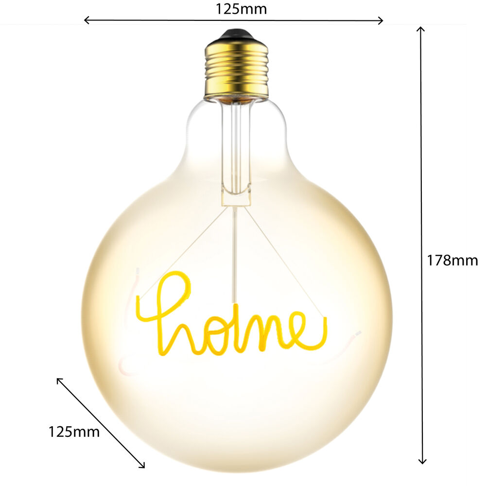 LED-Filament-Lampe, Globe-Form, E27/4,5W, 250 lm, 1800K Bild 6