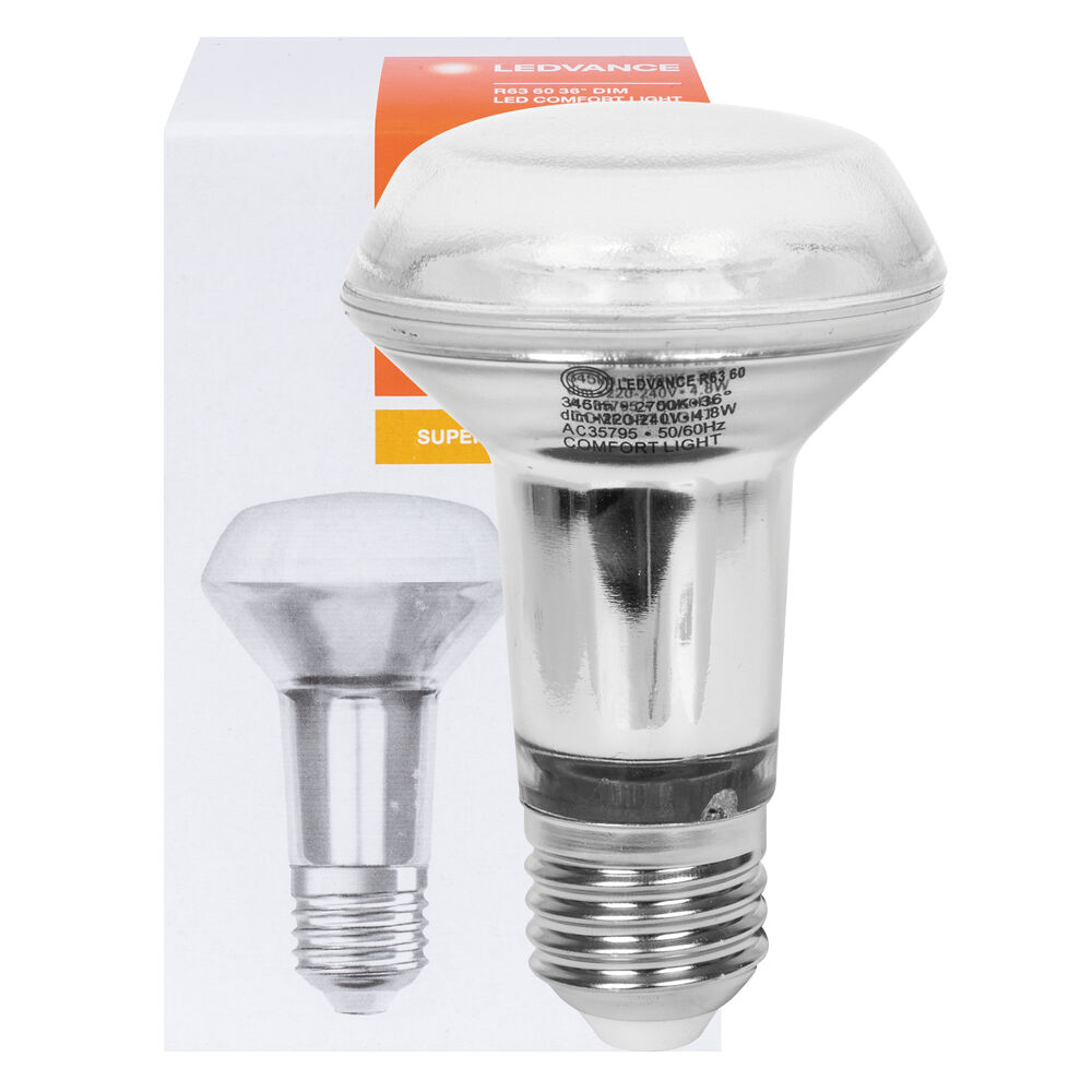 LED-Reflektorlampe, SST PLUS, R63, R80, E27/4,8W (60W), 345 lm, 2700K