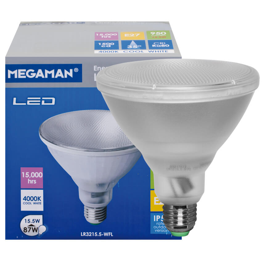 LED-Reflektorlampe, PAR38,  E27/15,5W (87W),  950 lm, 4000K