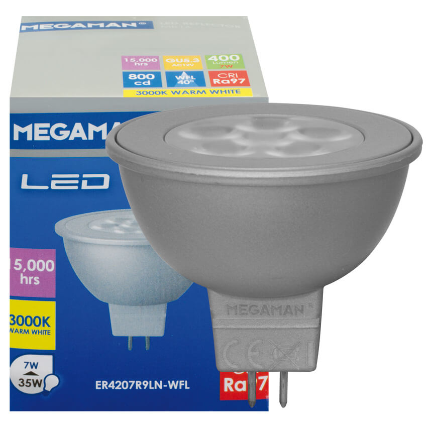 LED-Reflektorlampe, MR16,  GU5,3/12V/7W (35W), 400 lm,  Ra97 