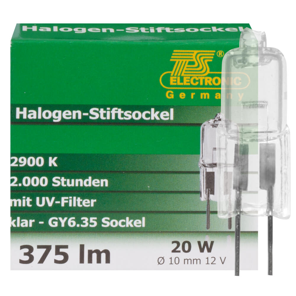NV-Halogenlampe, Niederdruck, GY6,35/12V