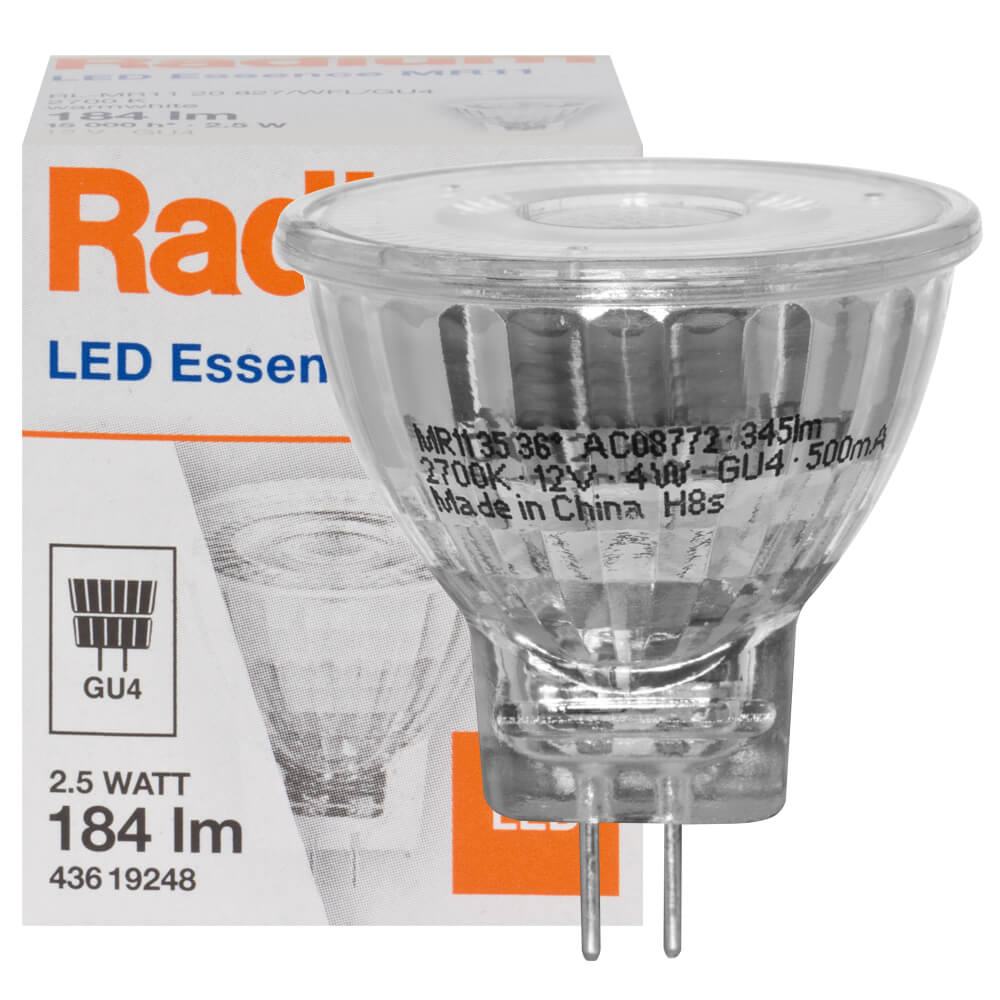 LED-Reflektorlampe, MR11, LED ESSENCE, GU4/12V, 2700K