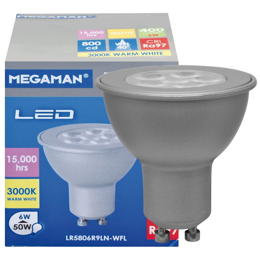 LED-Reflektorlampe, PAR16,  GU10/230V/6W (50W), 400 lm
