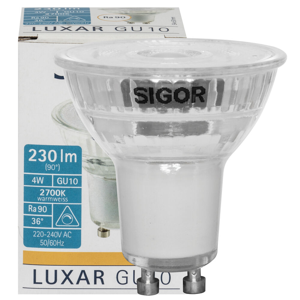 LED-Reflektorlampe, PAR16, LUXAR, GU10