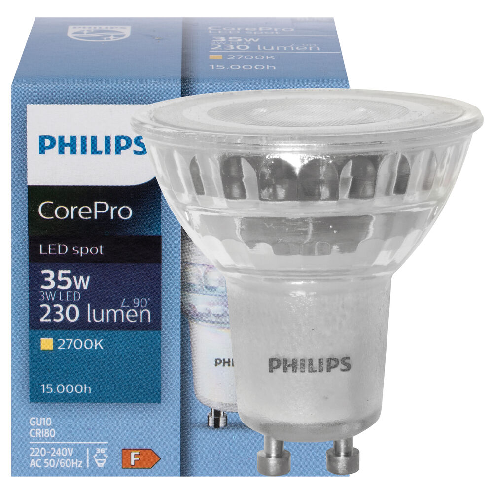 LED-Reflektorlampe, PAR16, CorePro LEDspot, DIM GU10