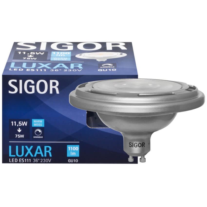 LED-Reflektorlampe,  ES111, LUXAR,  GU10/11,5W (100W), 1.100 lm