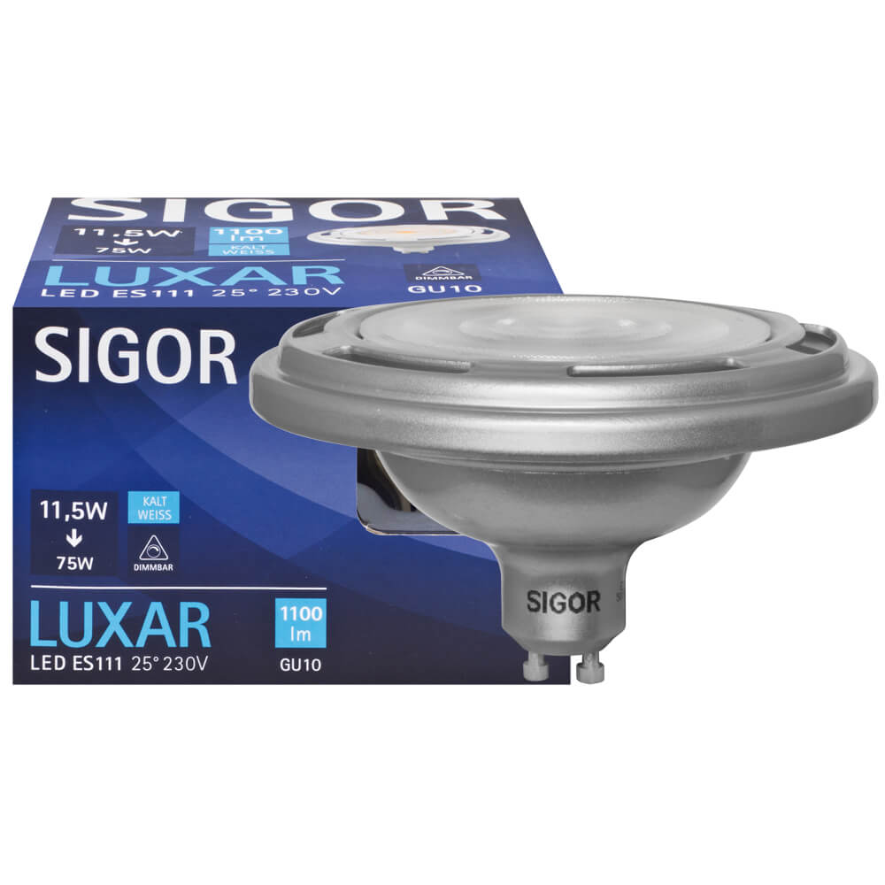 LED-Reflektorlampe,  ES111, LUXAR,  GU10/11,5W (100W), 1.100 lm