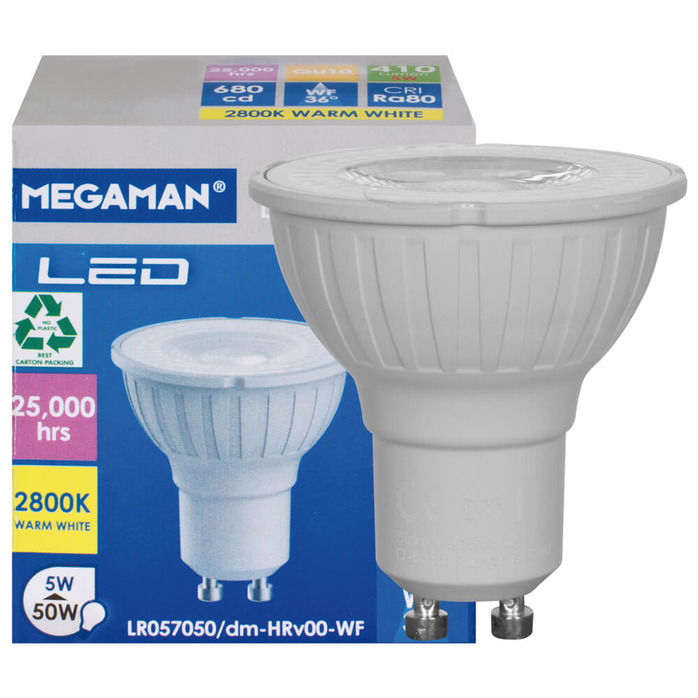 LED-Reflektorlampe, PAR16, GU10/5W (50W), 410 lm, 2800K