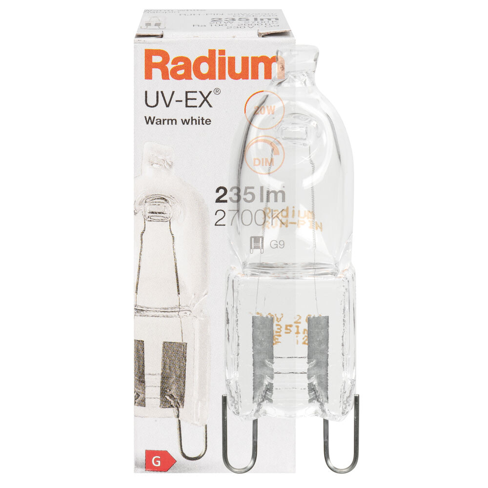 Halogenlampe, Stift RALOPIN XENON, G9, klar