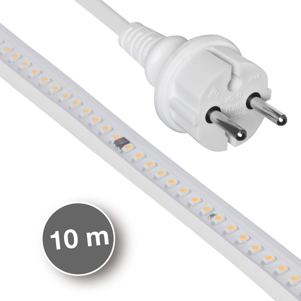 LED-Flexstreifen 230V, Rollenware, L 10 - 50 Meter, 3000K