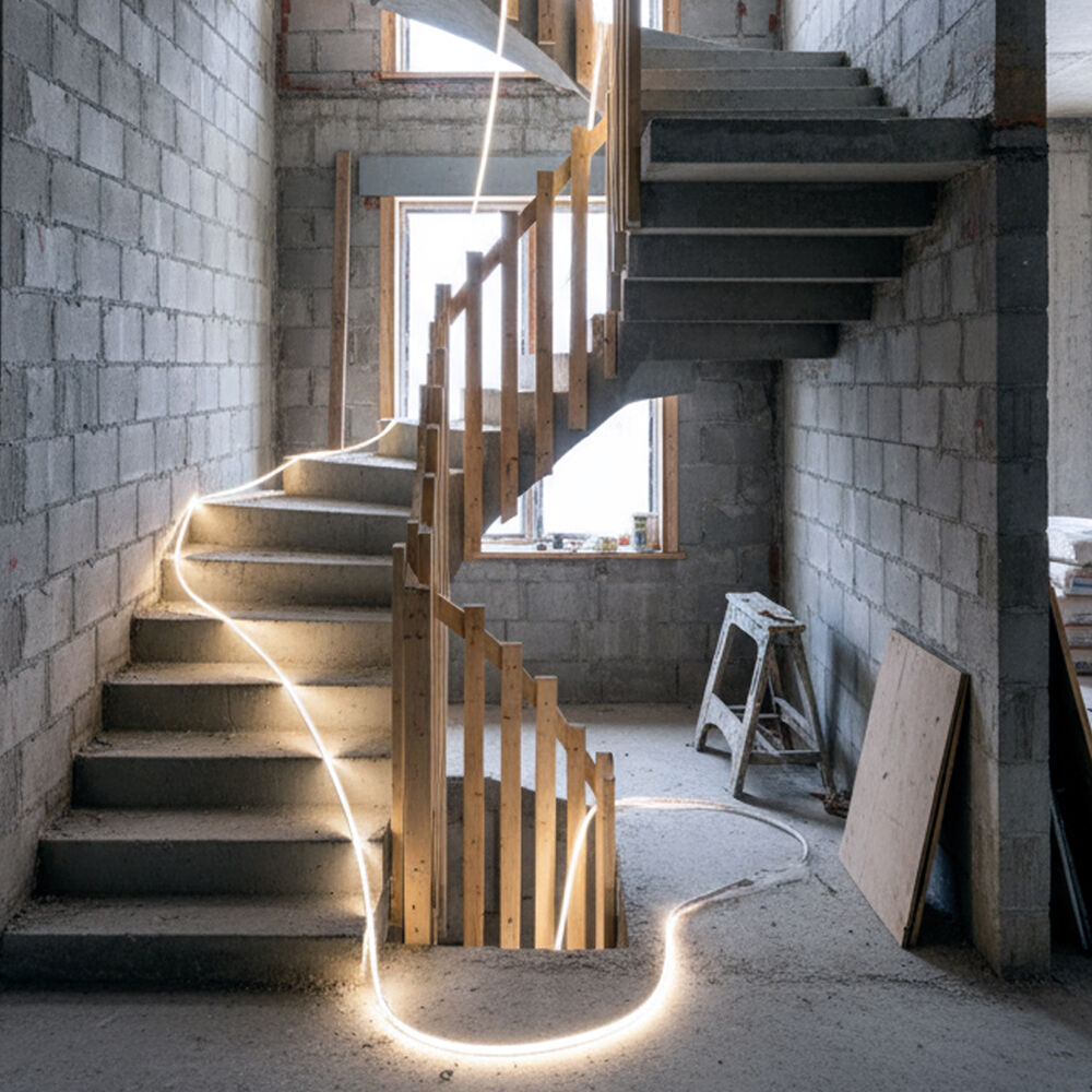  Arbeitsleuchte, Lichtschlauch, LED/48V/200W, 900 lm/m 5000K, baustellengeeignet,  L 25 m  Bild 3