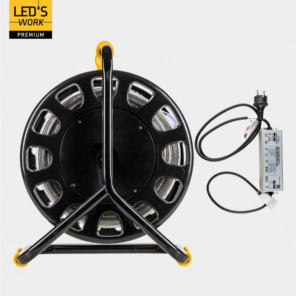  Arbeitsleuchte, Lichtschlauch, LED/48V/200W, 900 lm/m 5000K, baustellengeeignet,  L 25 m  Bild 7