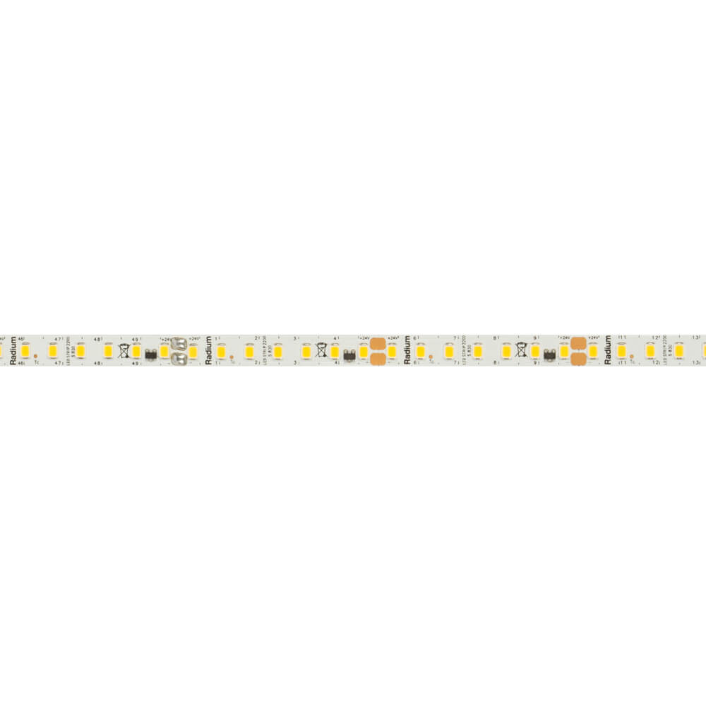 LED-Flexstreifen, STRIP 2200 S, 2835-SMD-LEDs/24V/96W, L 5 m, 700 LEDs, ~19,2W/m, ~2.200 lm/m