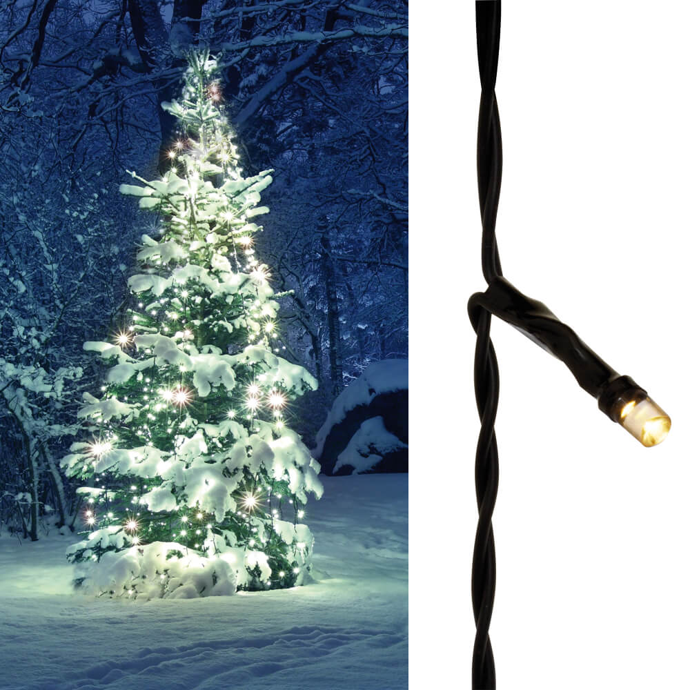 LED-Minilichterkette fr den  Weihnachtsbaum,  je 32 warmweie LEDs