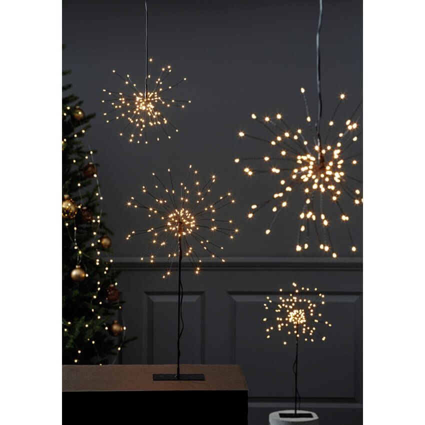 LED-Standstern, FIREWORK, warmweie LEDs Bild 3