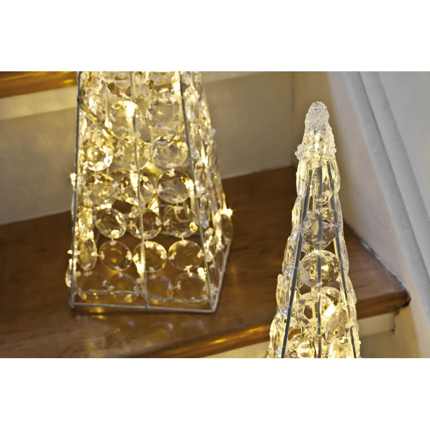 LED-Pyramide,  warmweie LEDs Bild 3