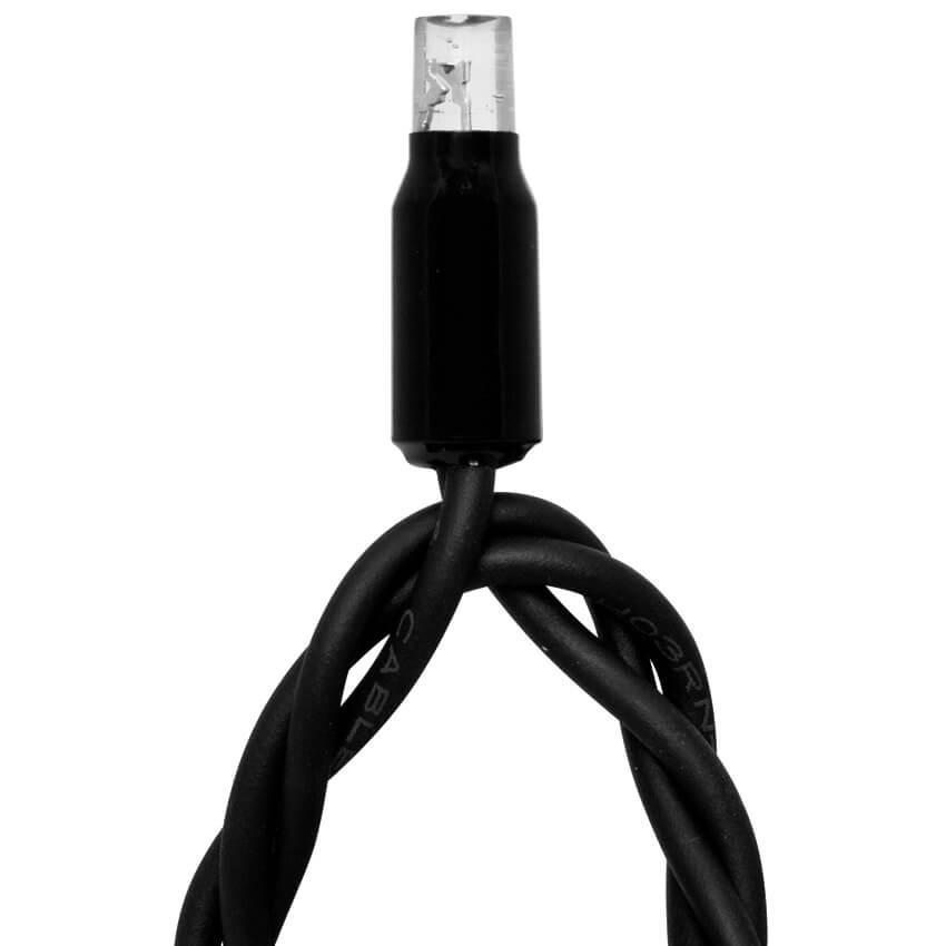 LED-Vorhang,  100 LED/7W, 2700K, L 2 m, schwarz Bild 2