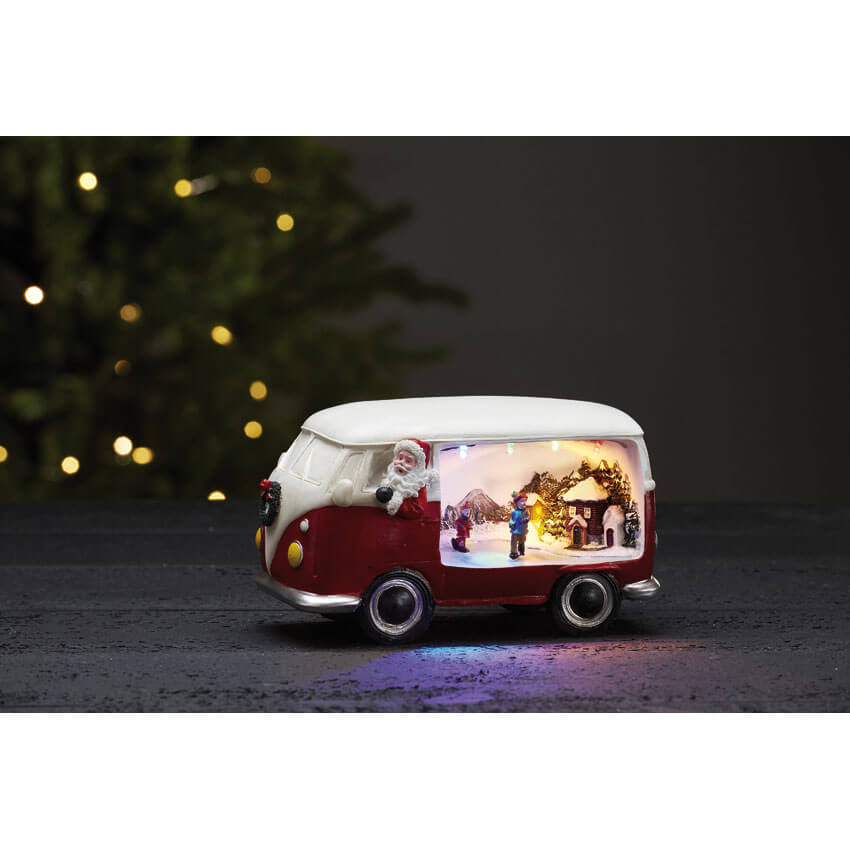 Weihnachtsbus, MERRYVILLE, 4 bunte LEDs Bild 2