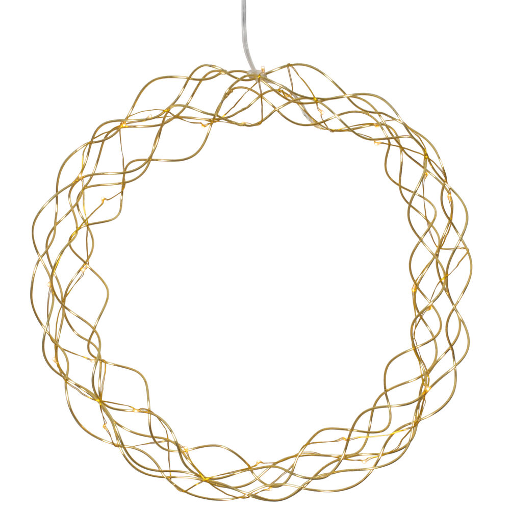 Kranz, CURLY, 30 warmweie LEDs Bild 2