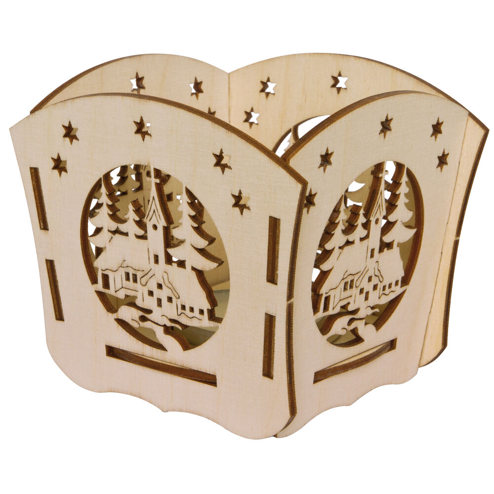 Teelichthalter, SEIFFENER KIRCHE IM WALD, fr 1 Teelicht Bild 2