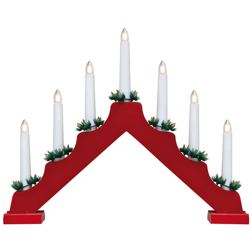 Weihnachtsleuchter, 7 warmweie LEDs Bild 2