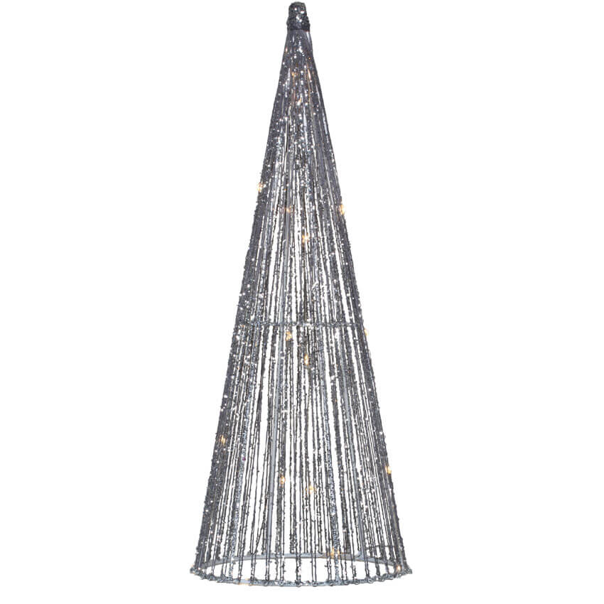 LED-Pyramide, 20 warmweiße LEDs - Weihnachtsleuchter aus Draht  Weihnachtsdekorationen, Innen Weihnachten - Max Pferdekaemper GmbH & Co. KG