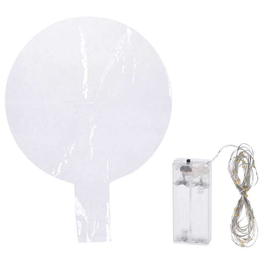 Ballon, Helium geeignet, 30 warmweiße LEDs Bild 2