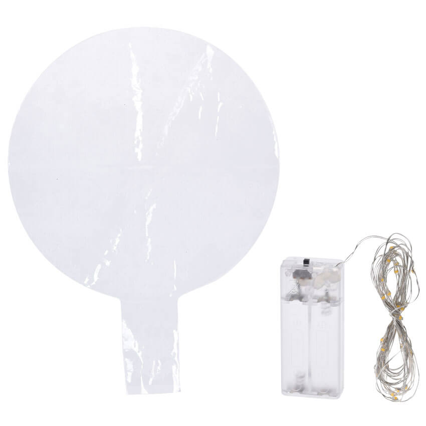 Ballon, Helium geeignet, 30 warmweie LEDs Bild 2