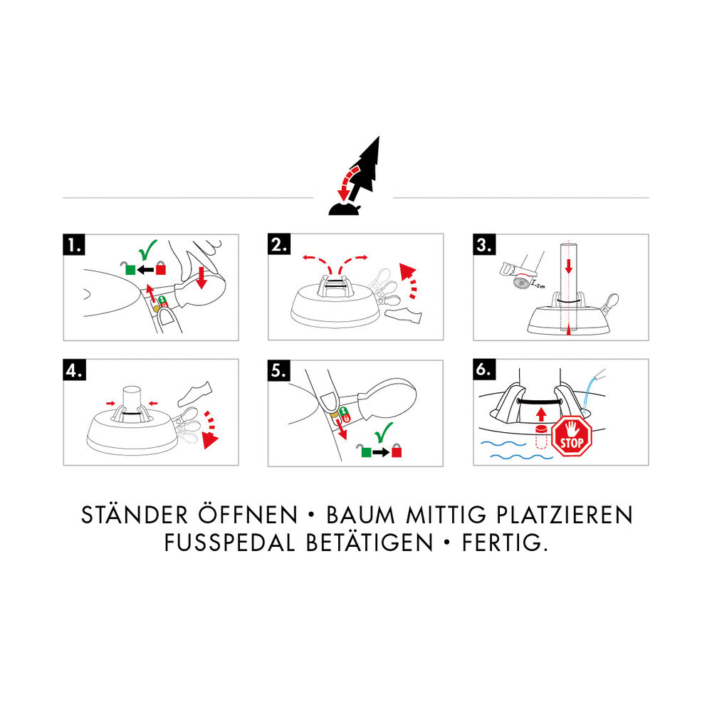 Christbaumstnder, COMFORT GRIP M,  360 Bild 6