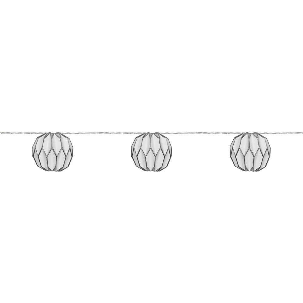 LED-Minilichterkette, ORIGAM, 10 warmweie LEDs Bild 2