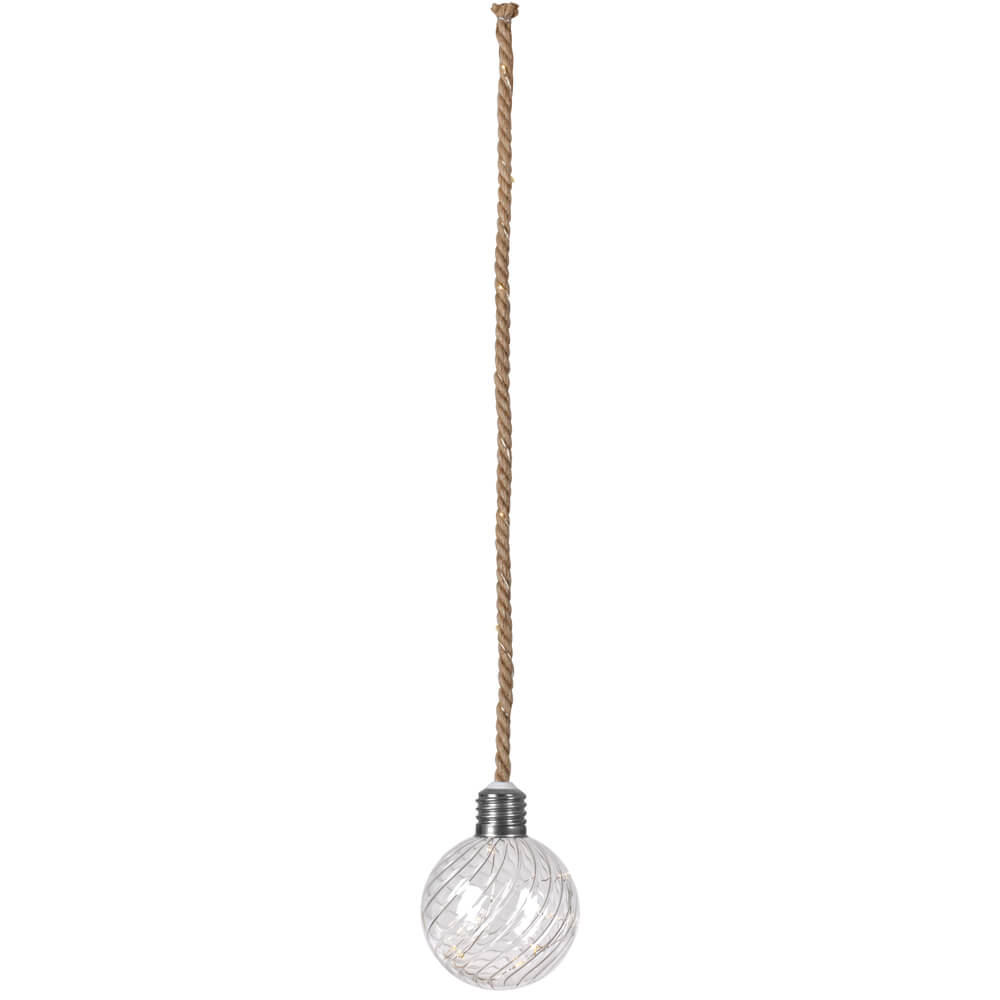 LED-Glaskugel, 15 warmweie LEDs,  120 Bild 2