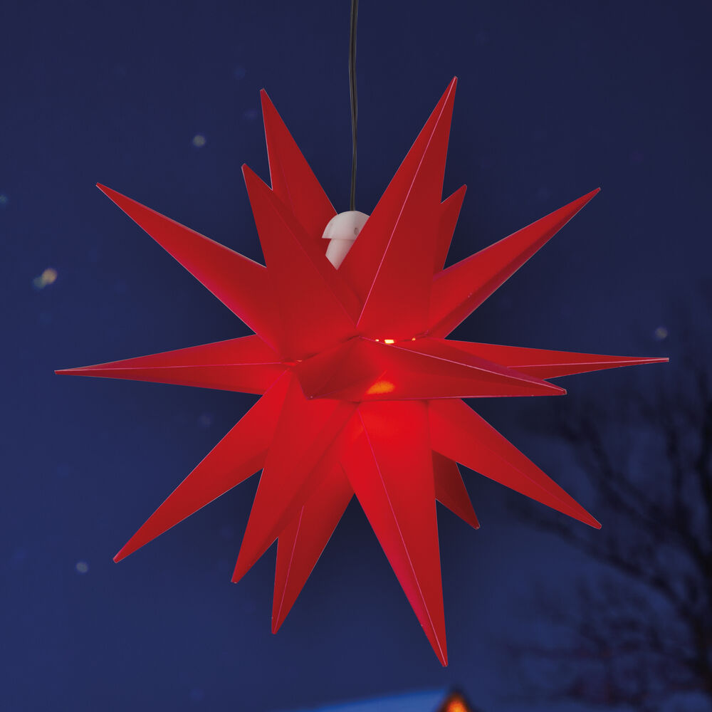 Weihnachtsstern, LED, � 250, rot