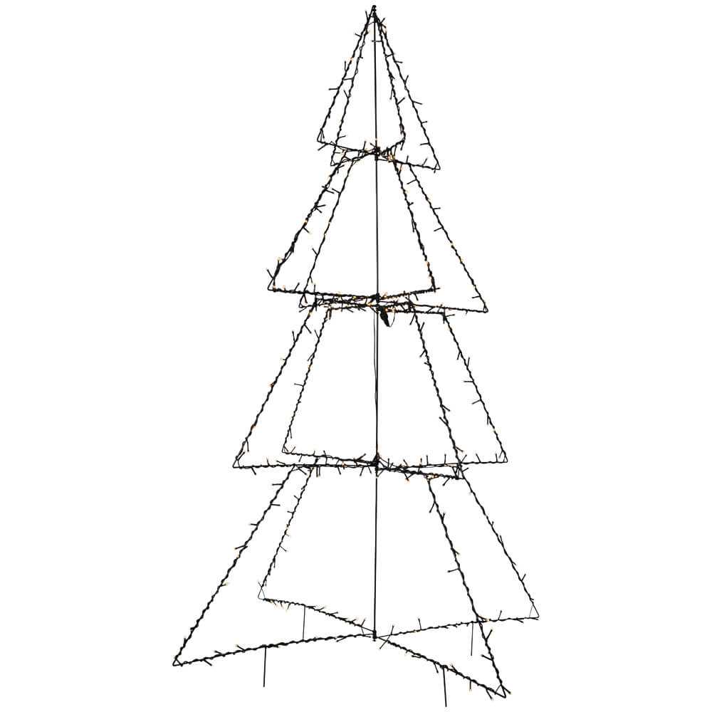 LED-Tannenbaum, FOLDY, 200 warmweie LEDs