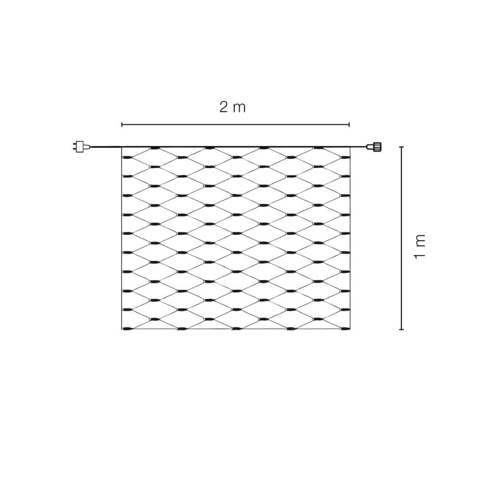 LED-Netz,  LED-LICHTSYSTEM 31V, 160 superwarmweie LEDs Bild 3