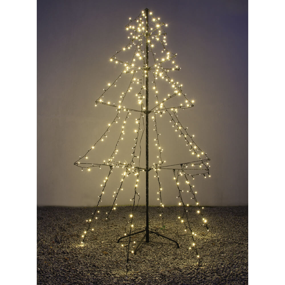 LEDWeihnachtsbaum, 420 warmweiße LEDs, H 2.100, Ø 1.100 ausverkauft