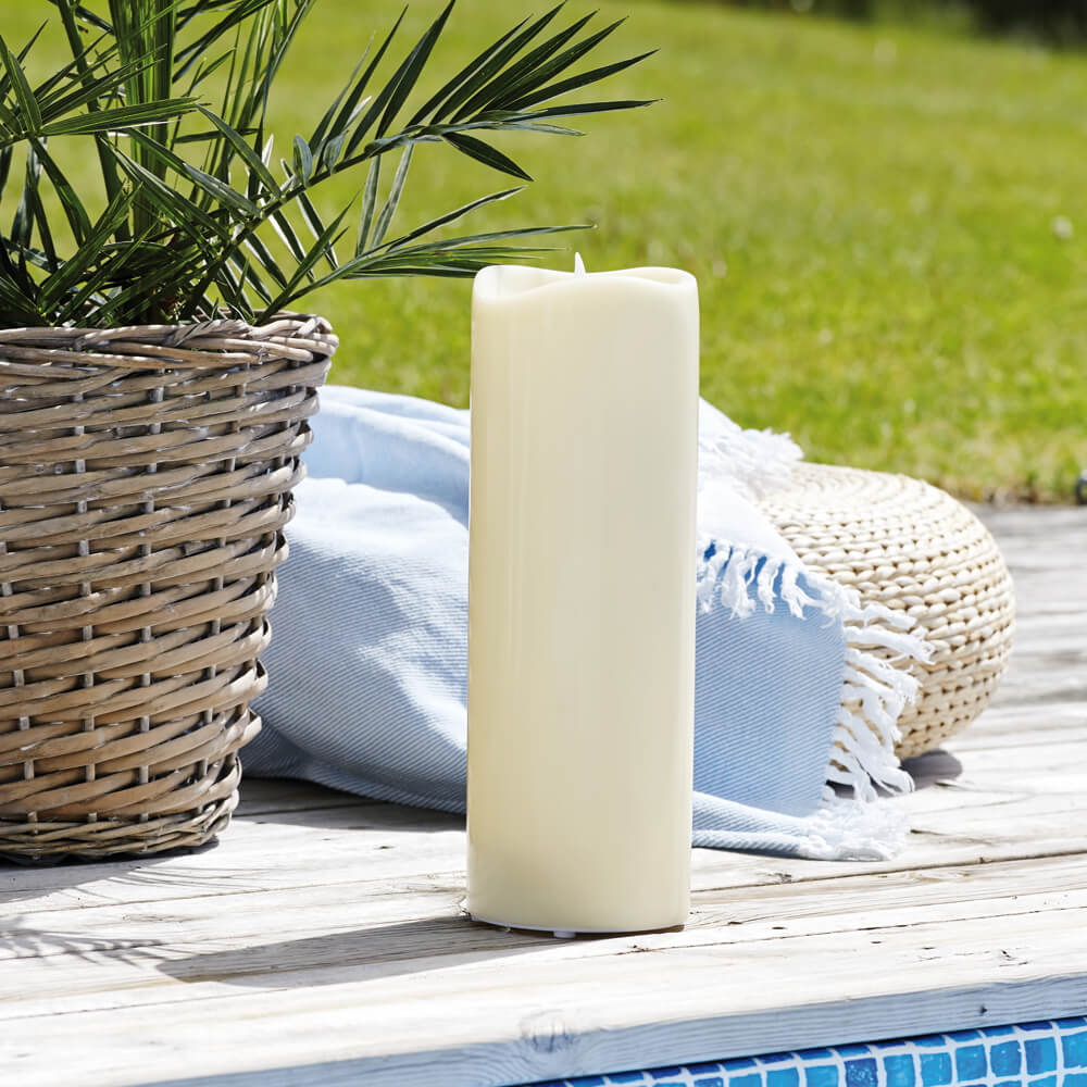 Kerze, GRANDE, 1 warmwei�e LED Bild 2